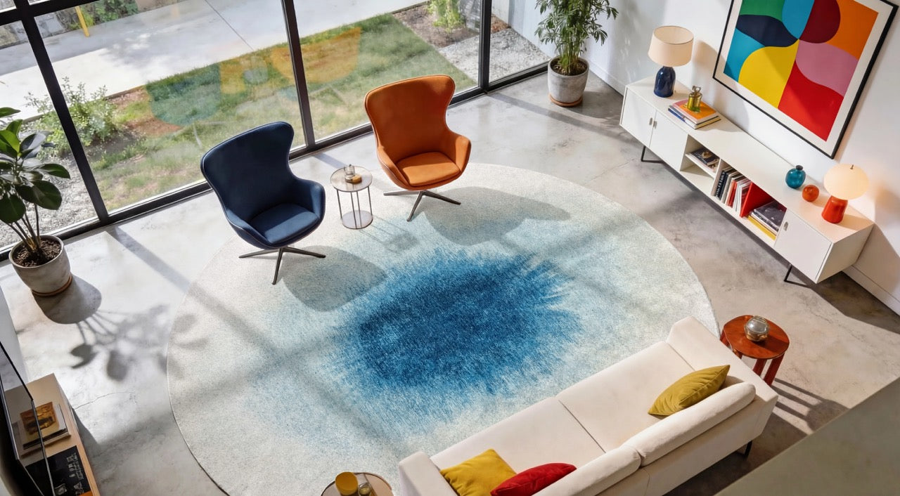 Louis de Poortere Meditation Drop Dream in Blue 2102