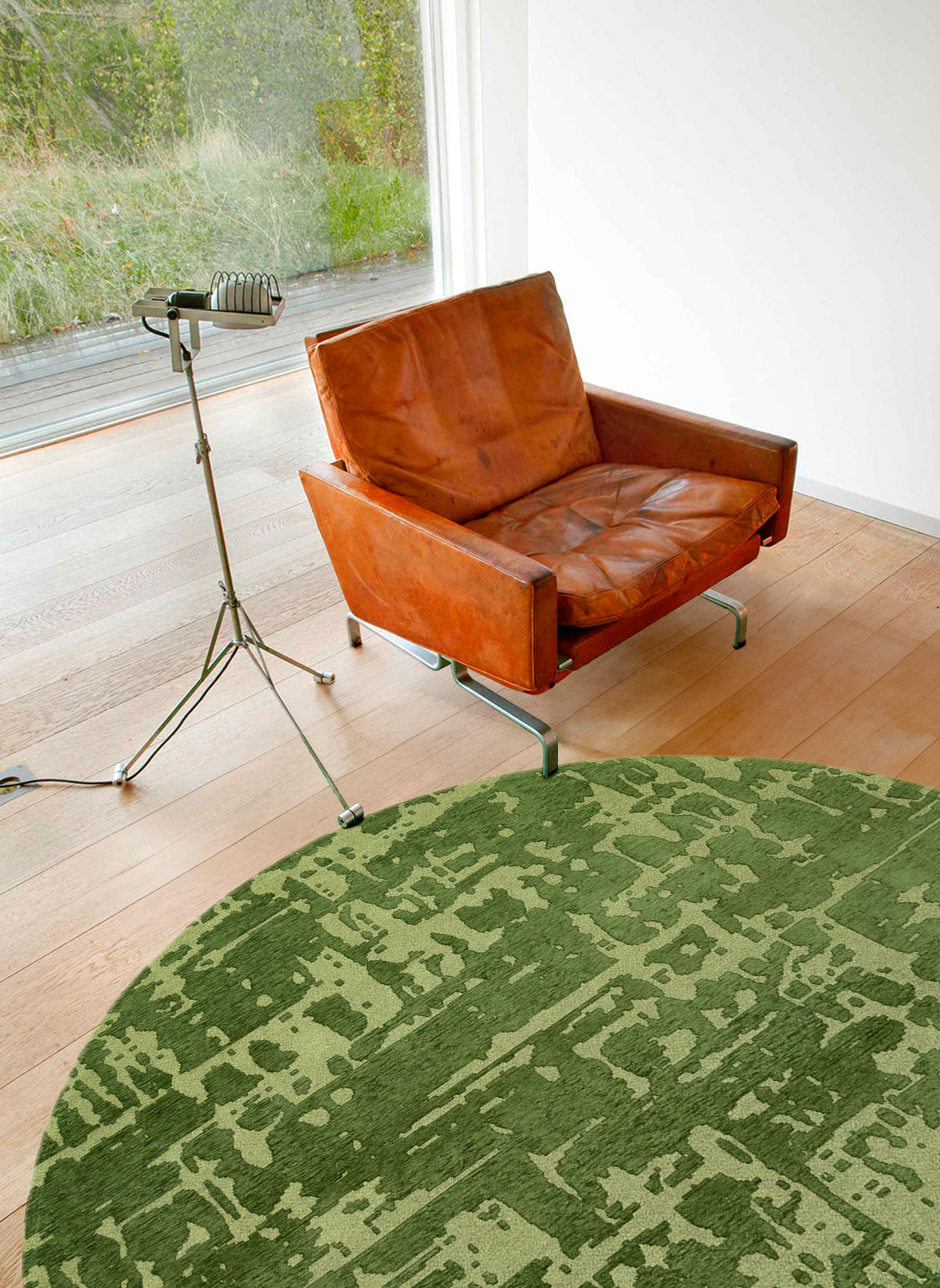 Louis de Poortere Structures Baobab Round Perrier's Green 9202