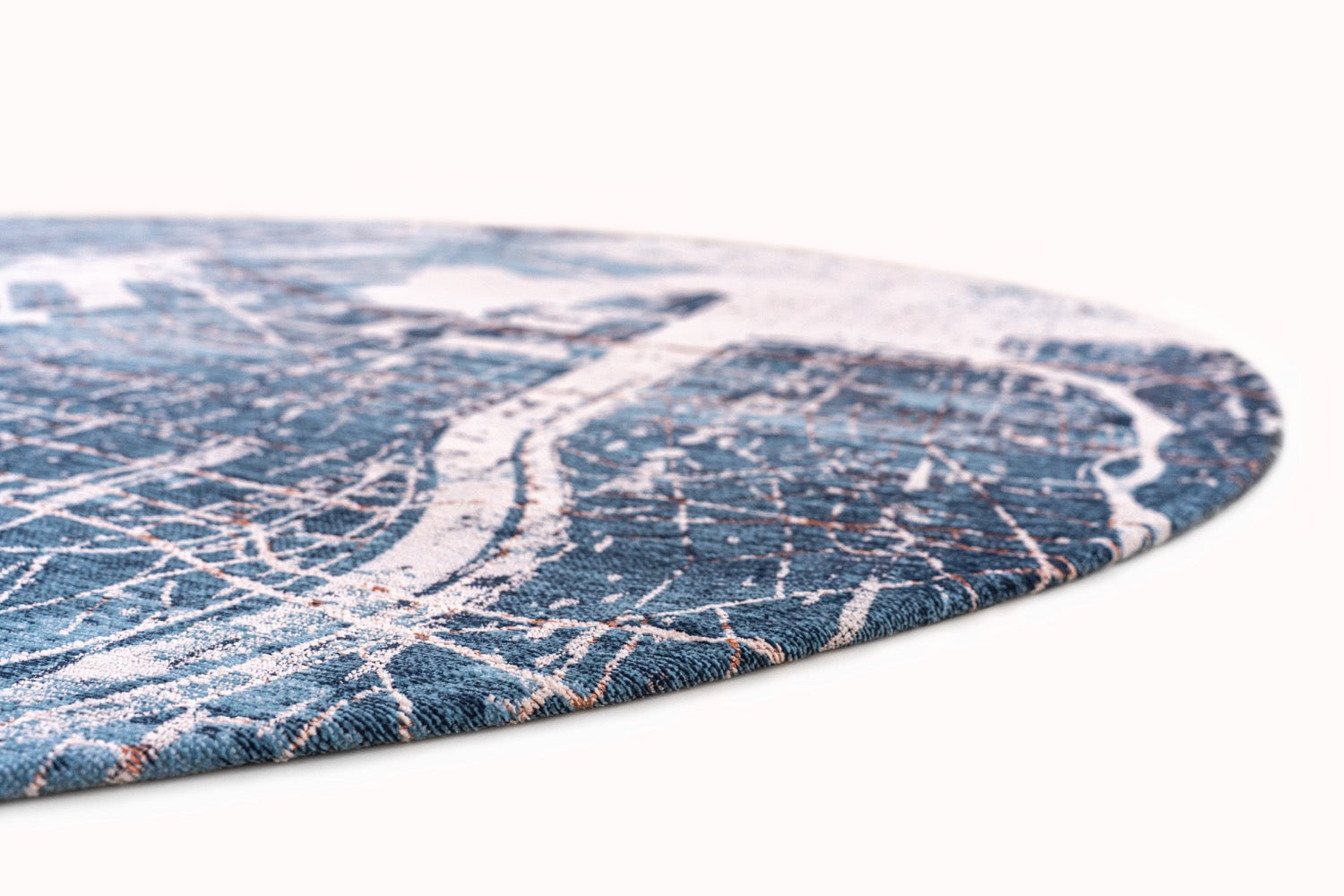 Louis de Poortere Cities Round Tokyo Conductive blue 9314