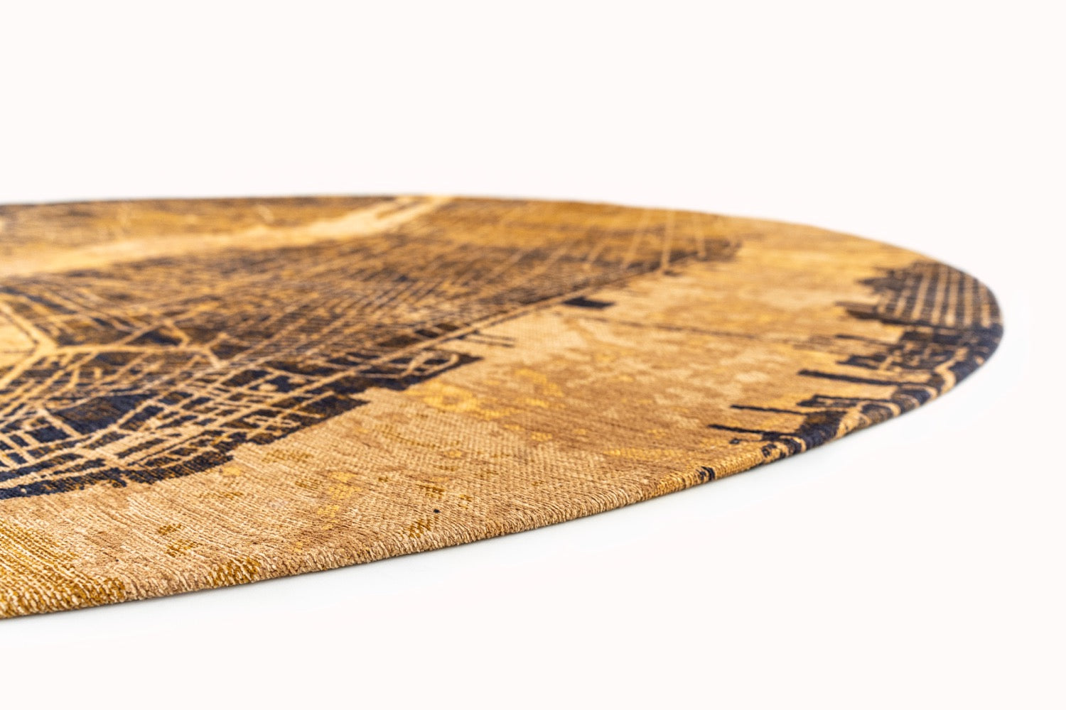 Louis de Poortere Cities Round New York Gatsby Gold 9315