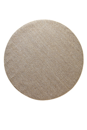 Massimo Belize Natural sisal rug, round version, top view