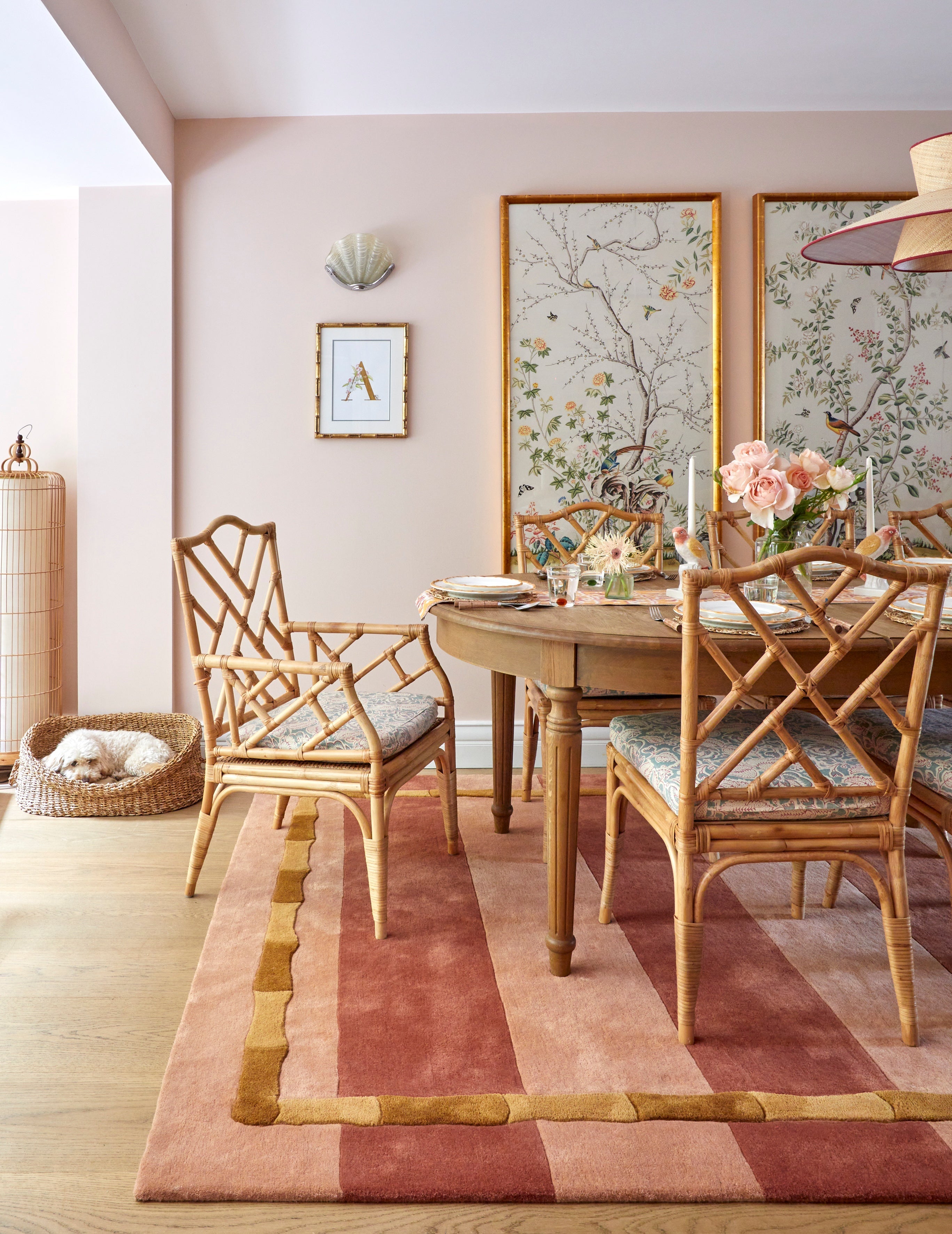 Layered Alice Crawley Bamboo Stripe Terracotta