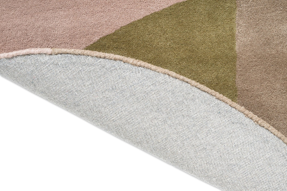 Brink & Campman Decor Miller Autumn tapijt, detail van omgeslagen rand en rug