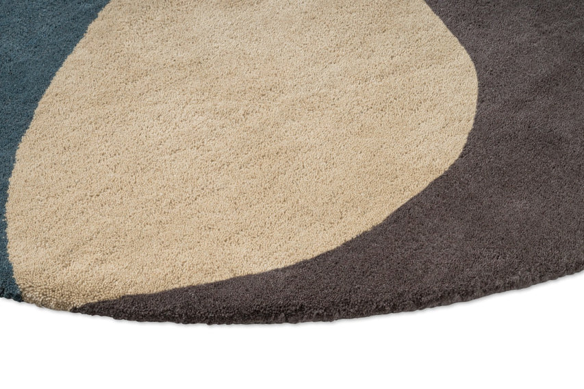 Brink & Campman Decor Miller Winter tapijt, detail van rand en pool