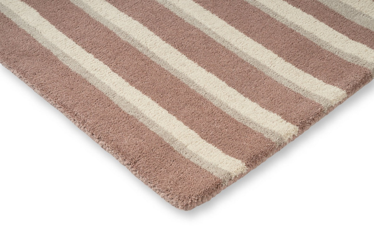 Brink & Campman Decor Pilar Blush tapijt, detail van hoek en pool
