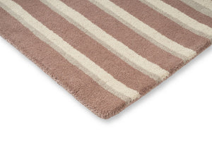 Brink & Campman Decor Pilar Blush tapijt, detail van hoek en pool