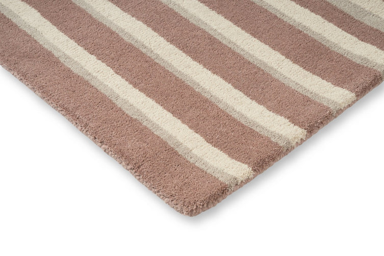 Brink & Campman Decor Pilar Blush tapijt, detail van hoek en pool
