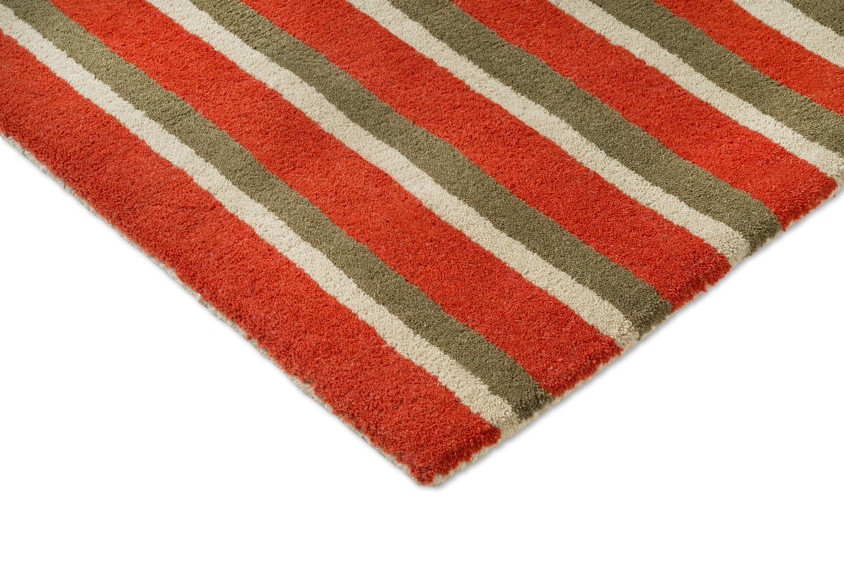 Brink & Campman Decor Pilar Coral tapijt, detail van hoek en pool