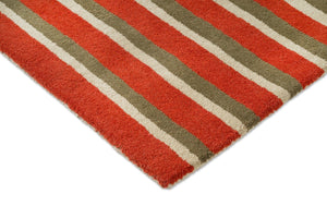 Brink & Campman Decor Pilar Coral tapijt, detail van hoek en pool