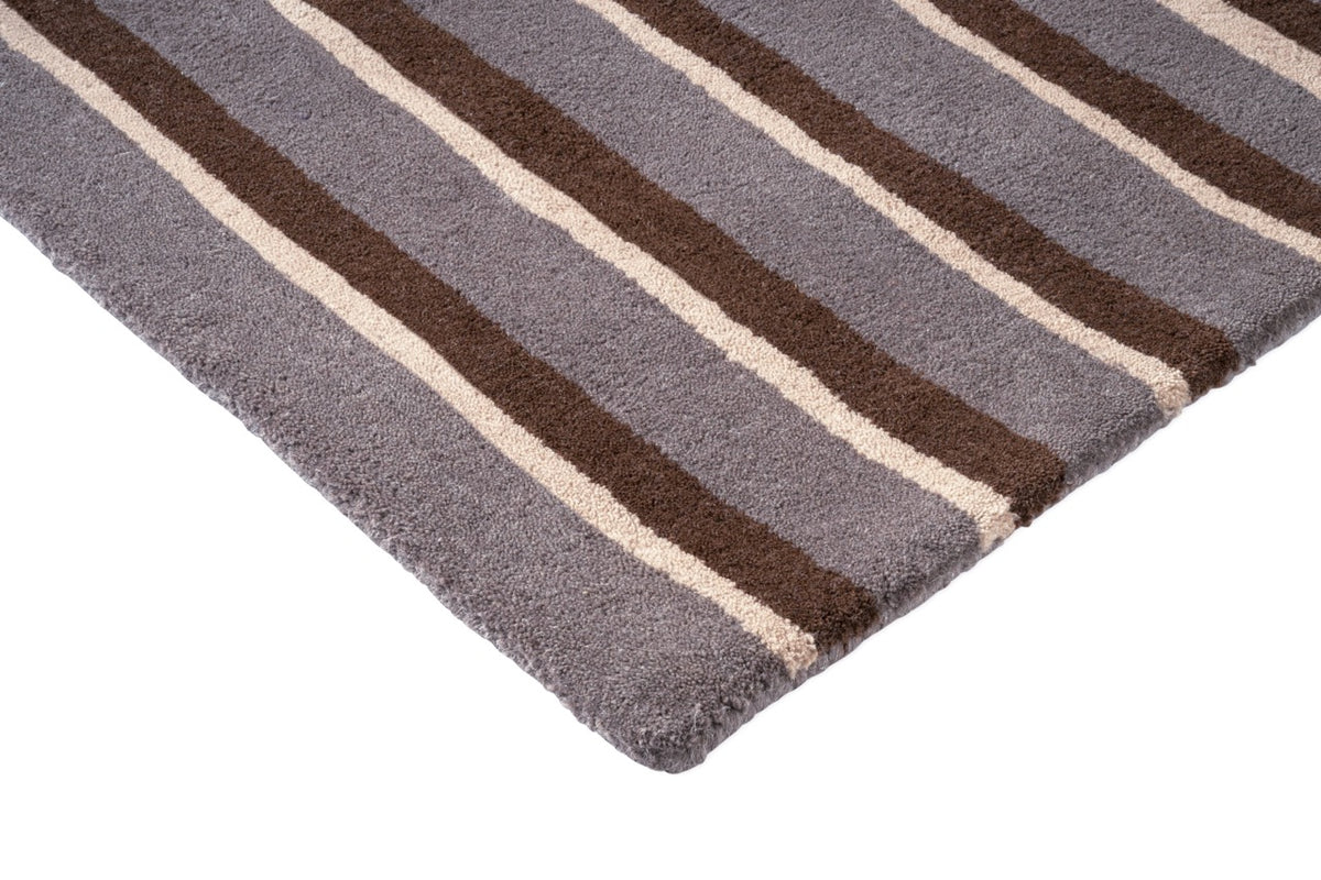 Brink & Campman Decor Pilar Taupe tapijt, detail van hoek en pool