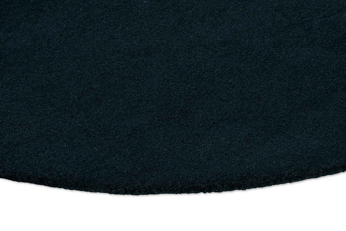 Brink & Campman Element Lane Blue tapijt, detail van rand en pool