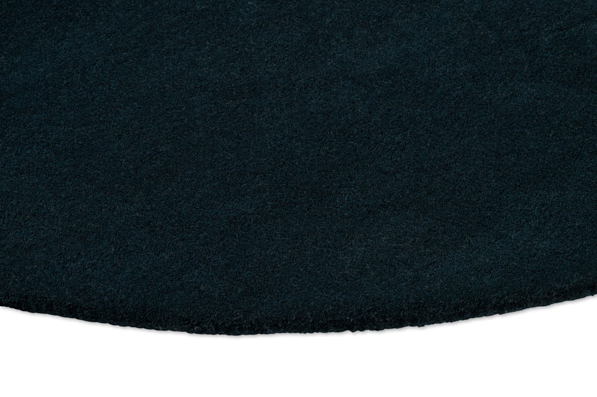 Brink & Campman Element Lane Blue tapijt, detail van rand en pool