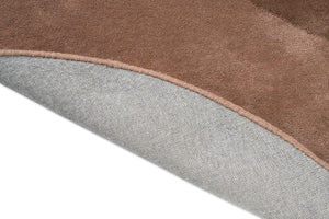 Brink & Campman Element Lane Red tapijt, detail van omgeslagen rand en rug