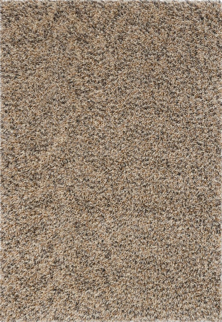 Brink & Campman Loom Natural tapijt in beige en crème met spikkels in grijs en antraciet, bovenaanzicht