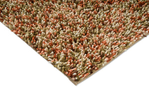 Brink & Campman Loom Pumpkin tapijt, detail van hoek en pool