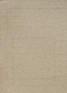 Brink & Campman Senso Level Natural Teppich in Sandbeige mit zwei Rechtecken im Relief, Draufsicht