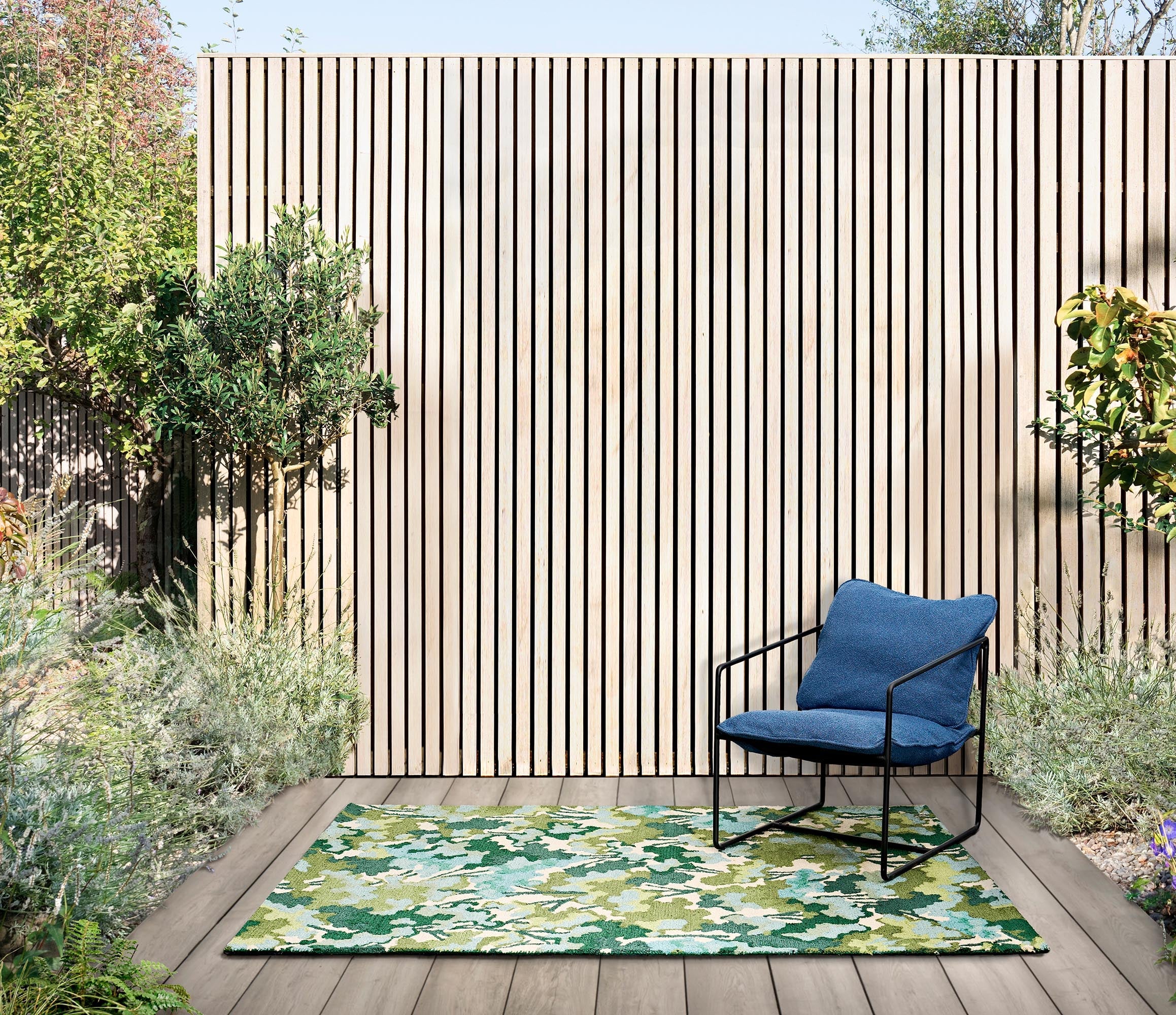 Harlequin Tree Tops Green 443807