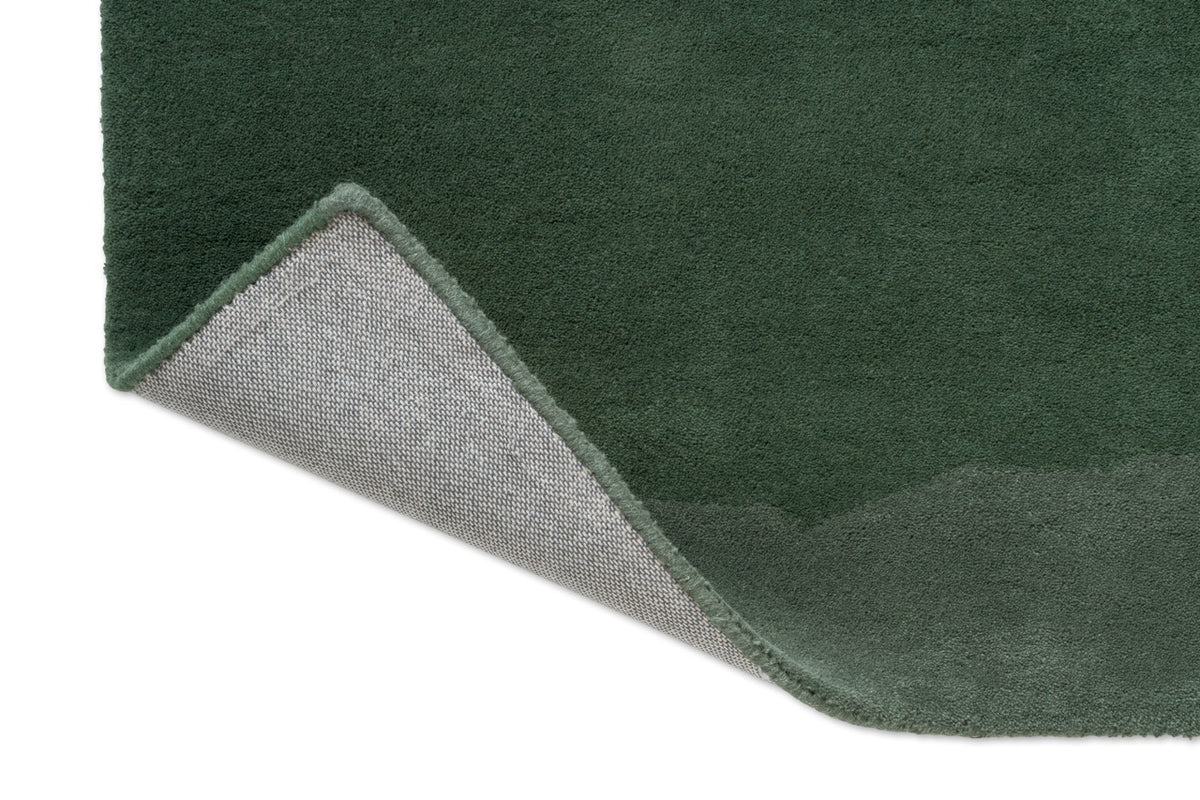 Harlequin Sedimentary Pine tapijt, detail van omgeslagen hoek en rug