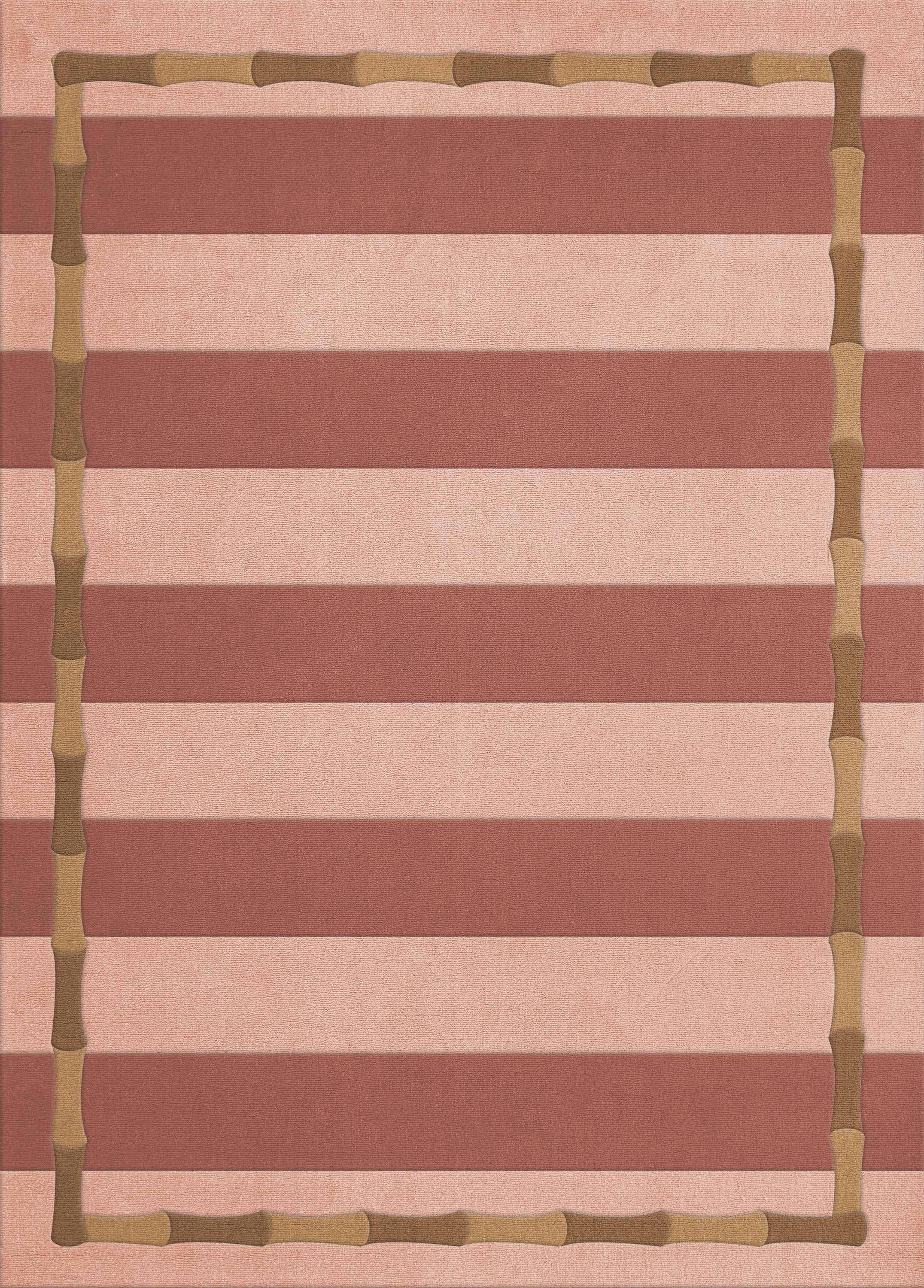 Layered Alice Crawley Bamboo Stripe Terracotta