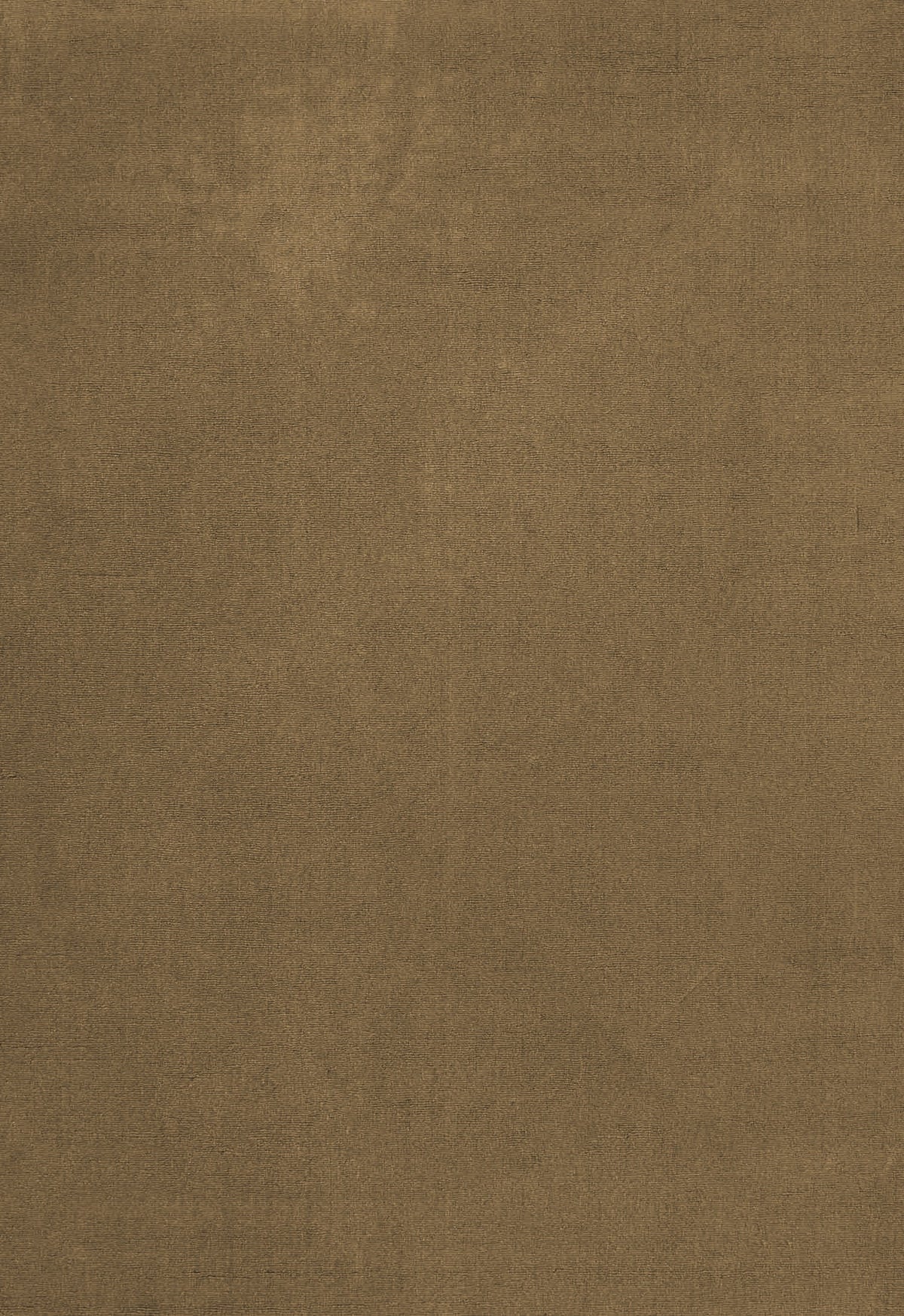 Layered Solid Wool Green Umber olijfbruin wollen vloerkleed, bovenaanzicht