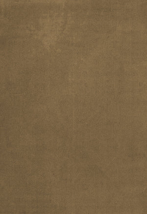 Layered Solid Wool Green Umber olijfbruin wollen vloerkleed, bovenaanzicht