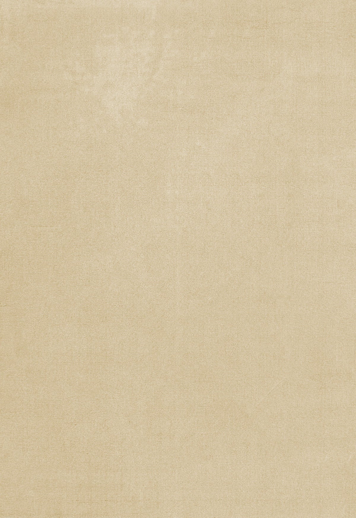 Layered Solid Wool Soft Yellow tapis en laine jaune pâle, vue de dessus