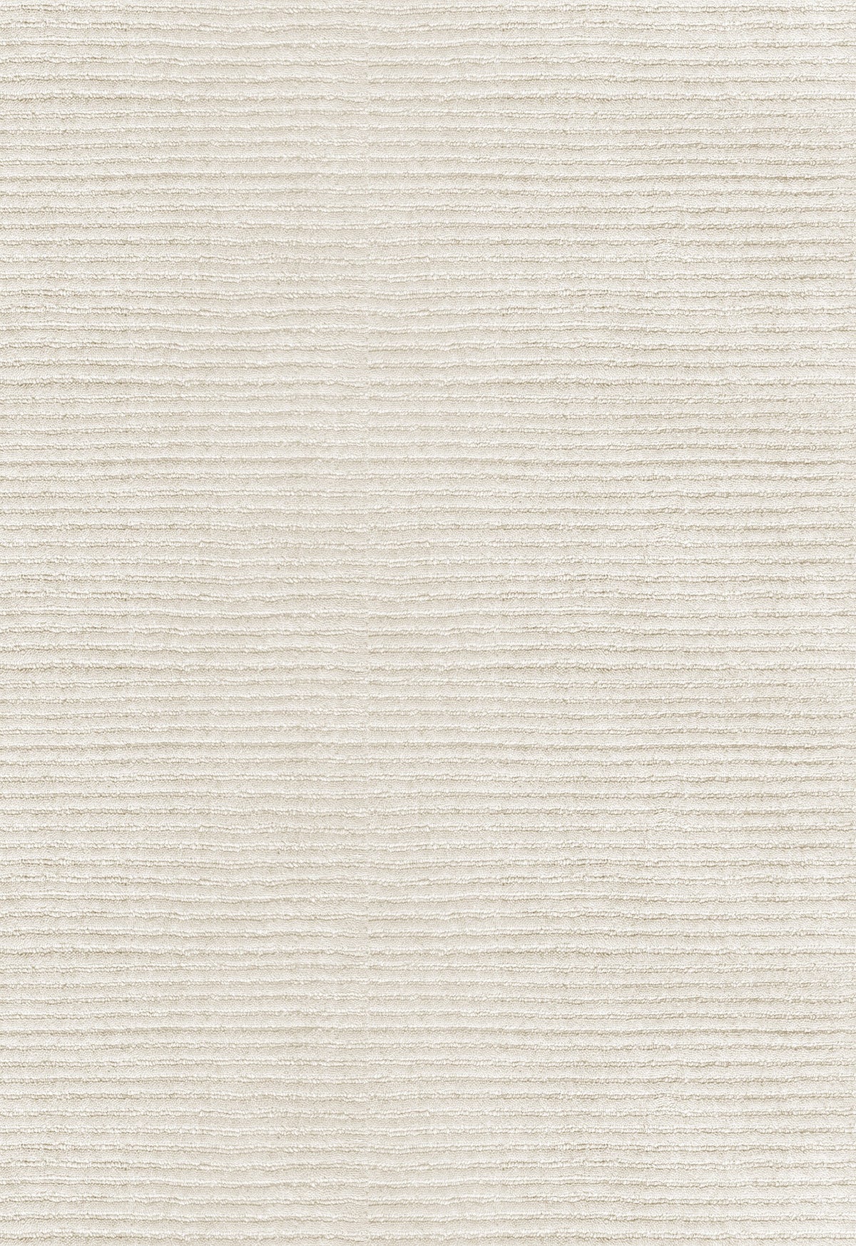 Layered Drift Wool Bone White white wool rug, detail of the ribbed wool