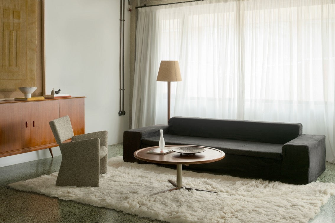 Layered Shaggy Bone White