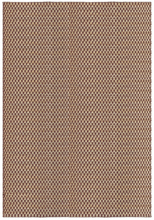 Layered Barley Burgundy bordeaux vloerkleed in jute en wol, bovenaanzicht