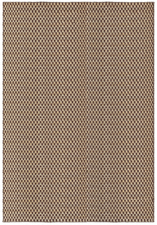 Layered Barley Chestnut brauner Teppich aus Jute und Wolle, Draufsicht