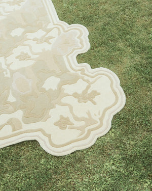 Layered x Collina Strada Garden Haze Wollteppich, Detail der geschnittenen Wolle
