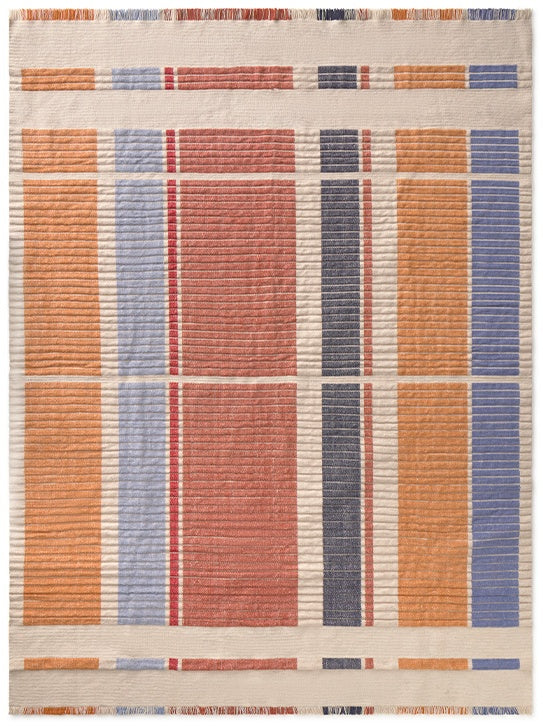Lorena Canals Columns Multi Color Teppich, Draufsicht