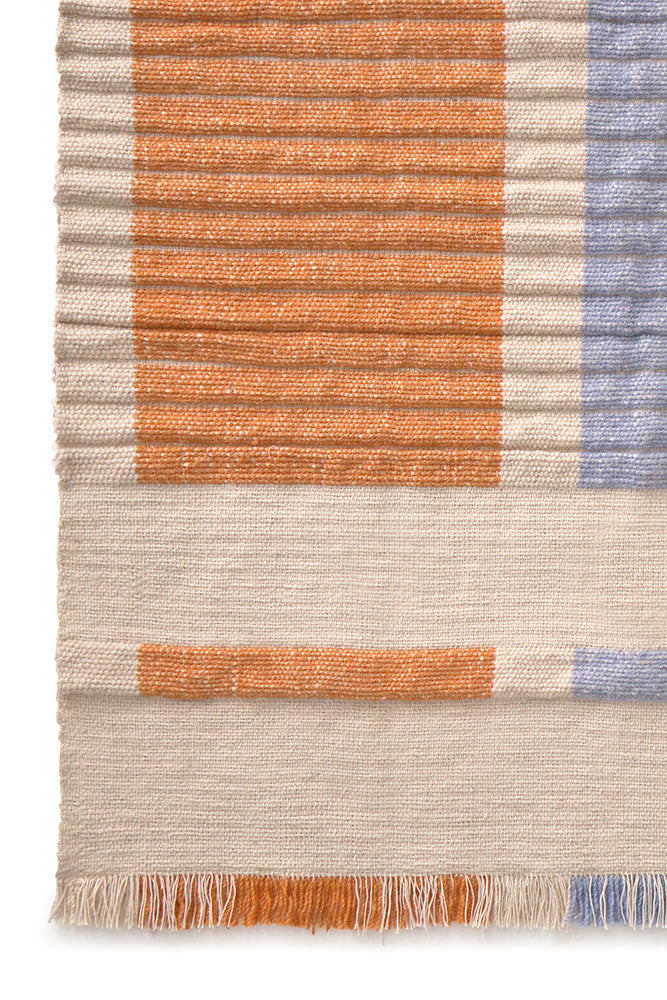 Lorena Canals Columns Multi Color Teppich, Detail der Webart