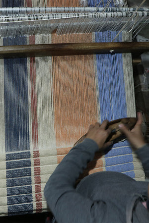 Lorena Canals Columns Multi Color Teppich, am Handwebstuhl gewebt