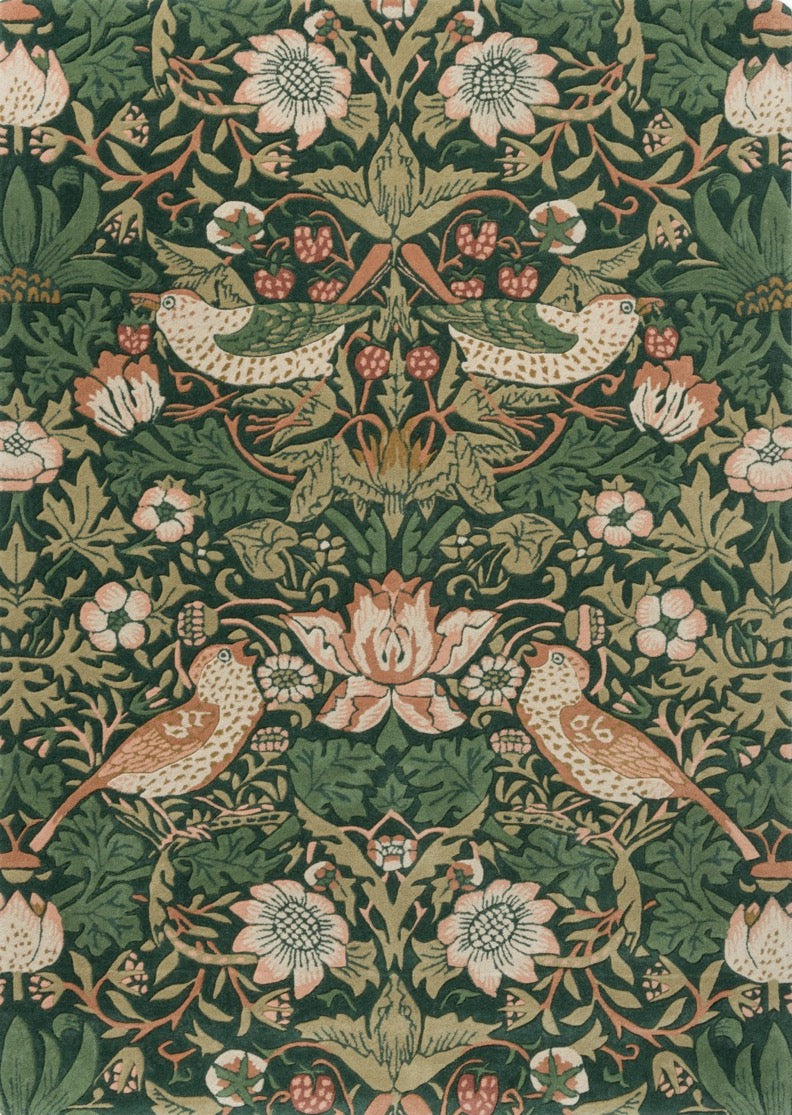 Morris & Co Strawberry Thief Forest 027707