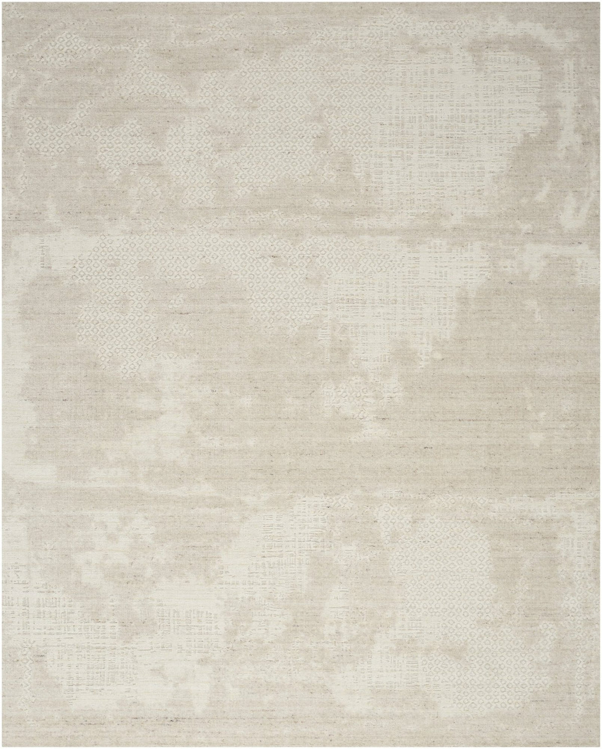 Nourison Harmony HAY07 Ivory rug, top view