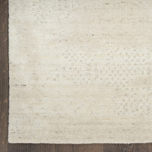 Nourison Harmony HAY07 Ivory rug, corner detail