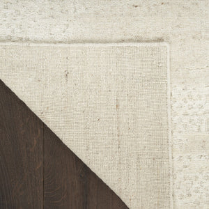 Nourison Harmony HAY07 Ivory rug, back of the rug