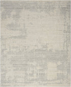 Nourison Harmony HAY04 Ivory Grey rug, top view