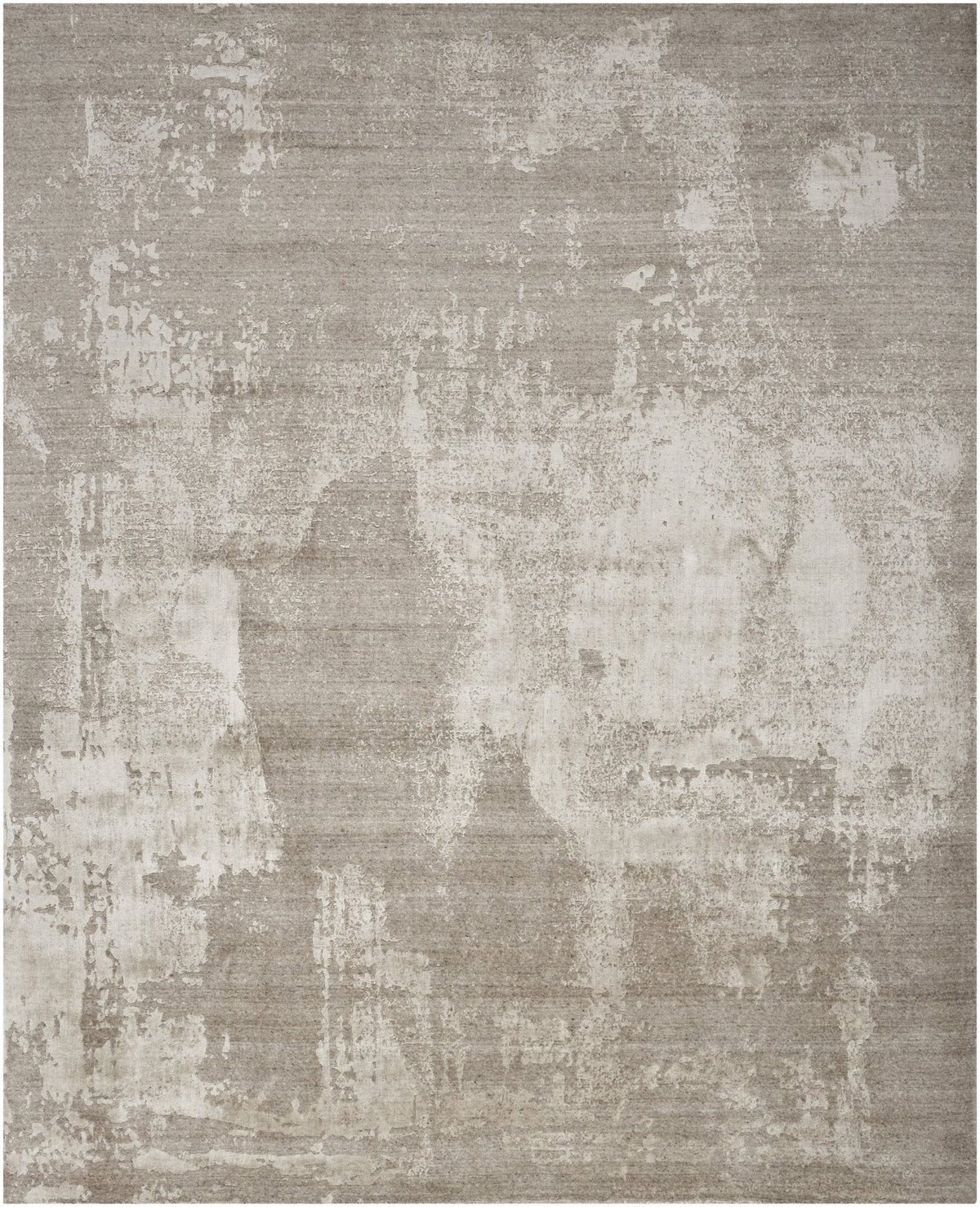Nourison Harmony HAY06 Silver Grey rug, top view