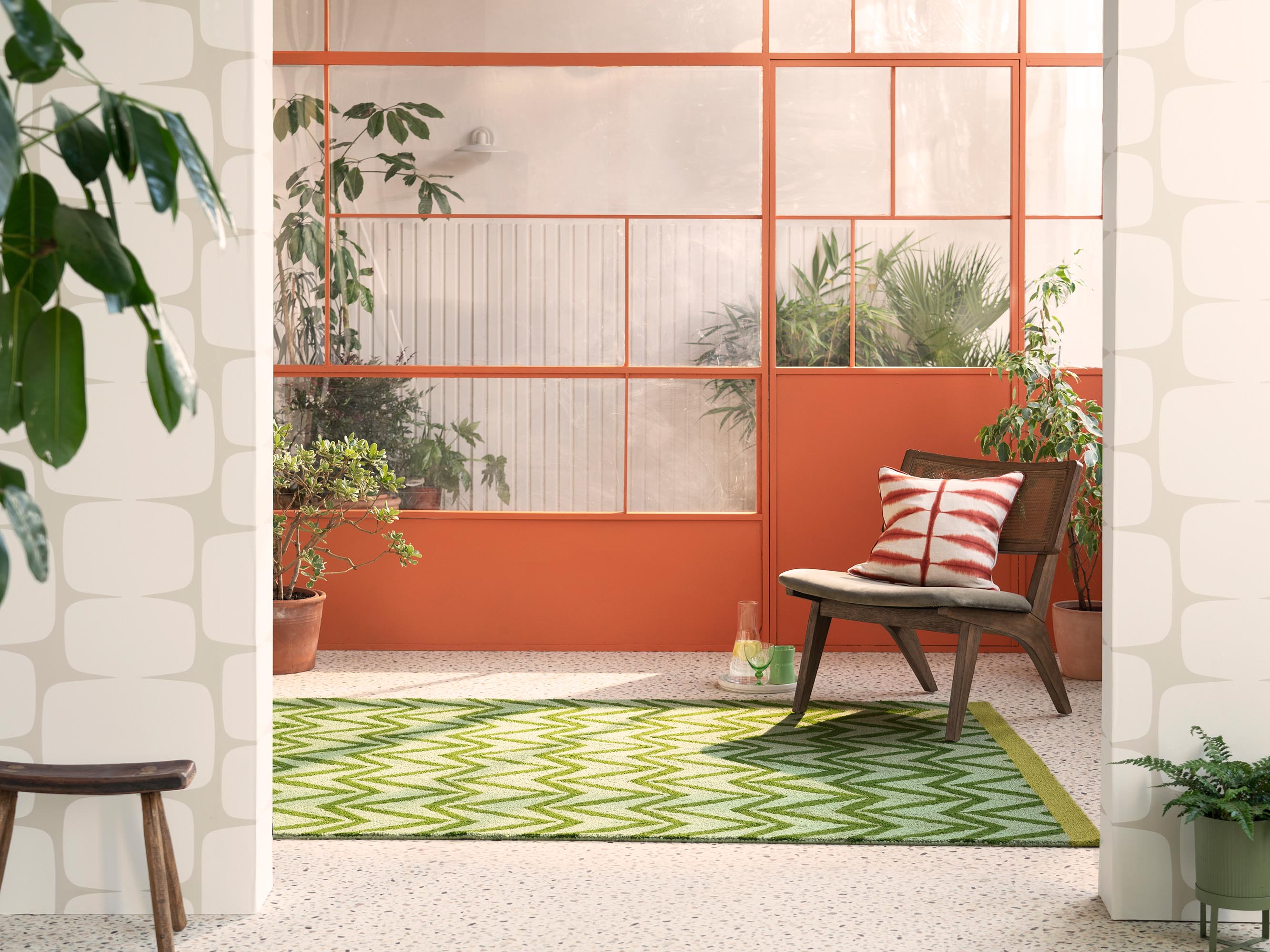 Scion Dhurrie Green 426307