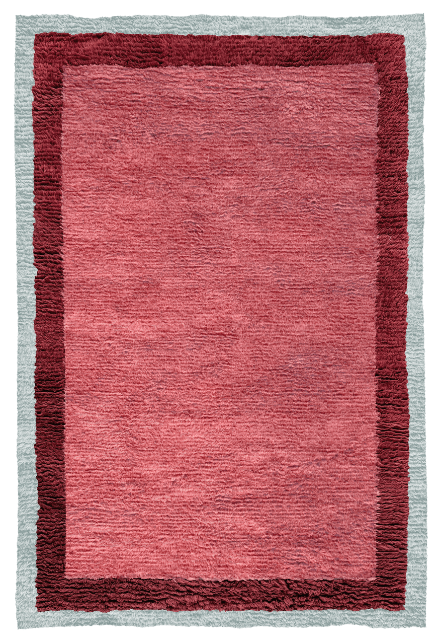 Layered Shaggy Edge Rose