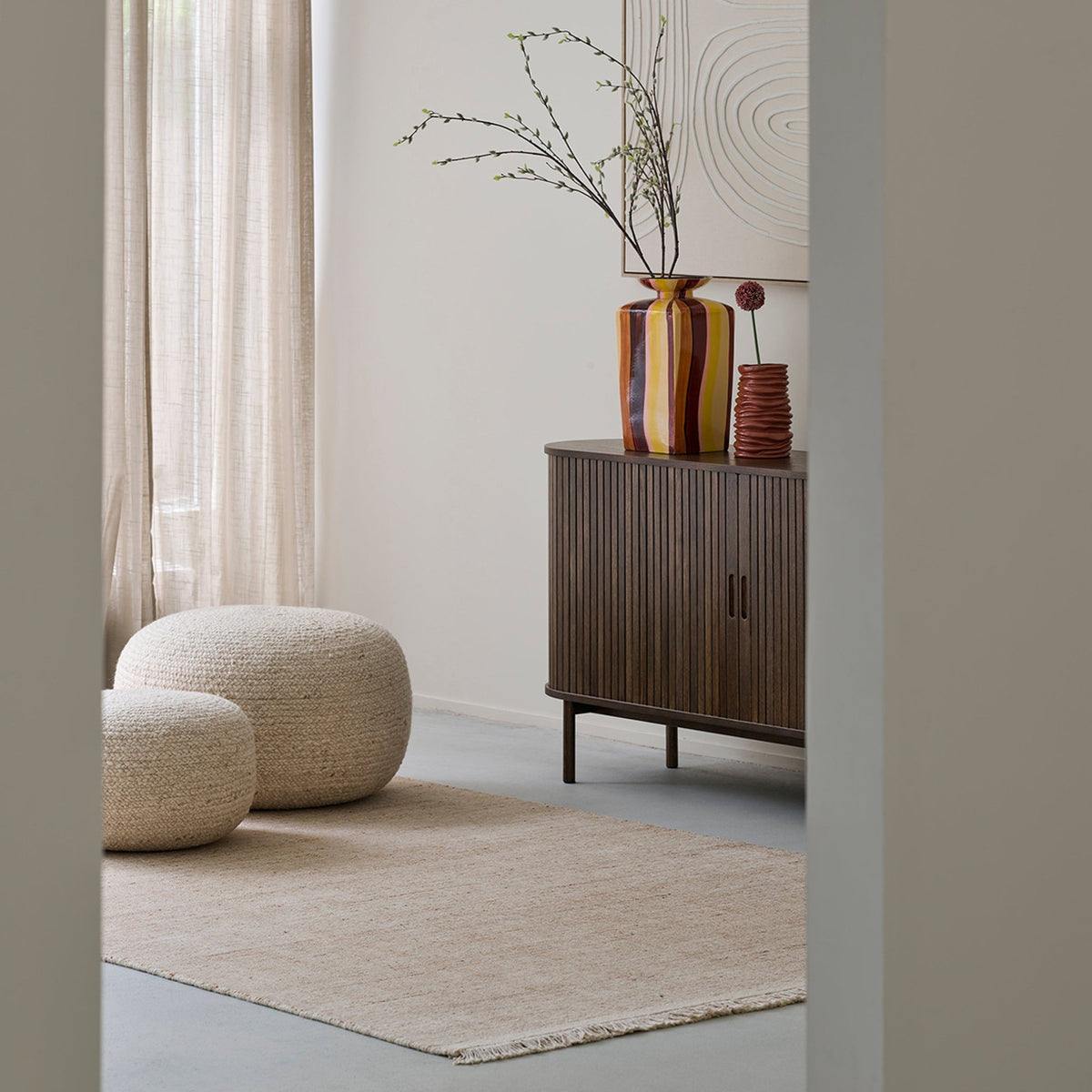 Tapison Home Doria Gold vloerkleed, in een interieur