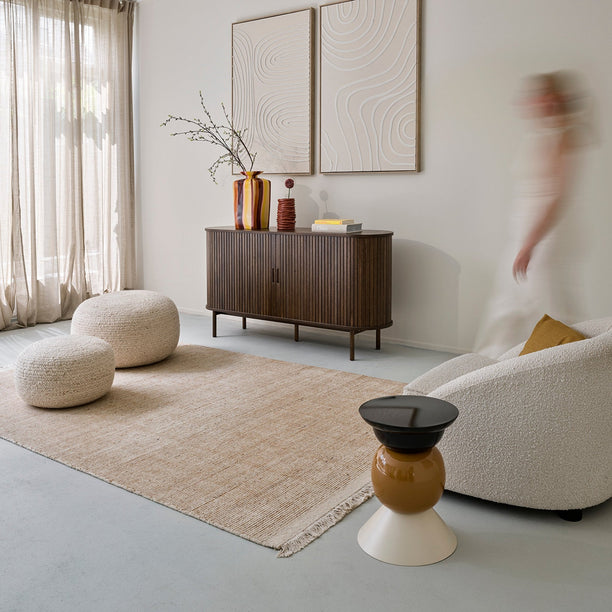 Tapison Home Doria Gold vloerkleed, in een interieur