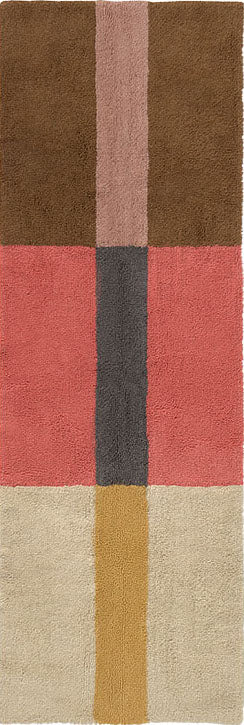 Lorena Canals Chroma Stripes Spiced Coral