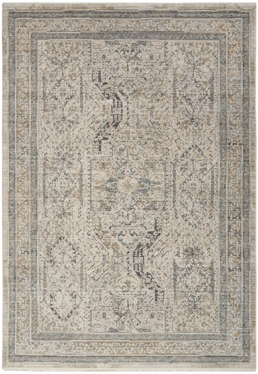 Nourison | Lynx Ivory Grey Blue LNX01 | Carpet | Online Tapijten