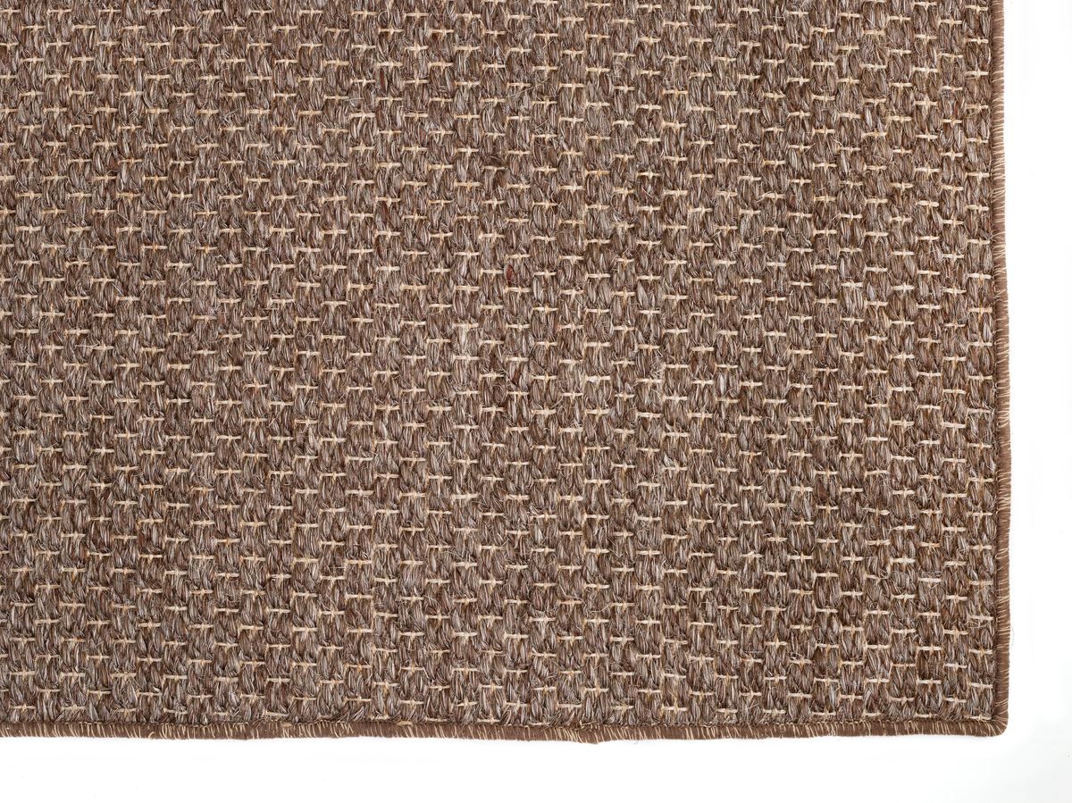 Massimo Belize Taupe sisal rug, perspective view