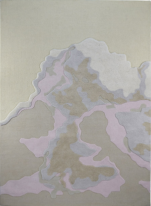 Massimo Cloud 9 Afternoon pastel wool rug, top view