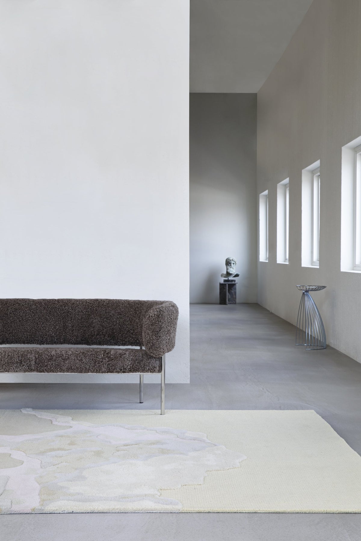 Massimo Cloud 9 Afternoon pastel wool rug, shown in an interior