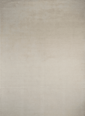 Massimo Earth Natural Ivory undyed wool rug, top view